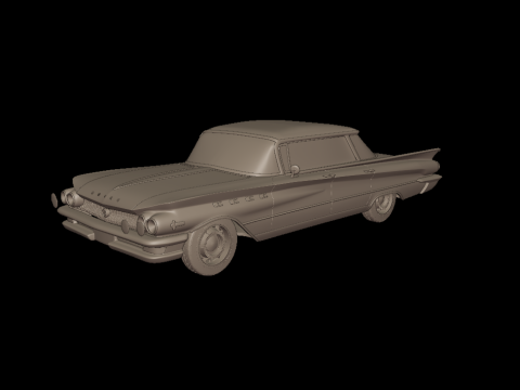 Buick LeSabre 1959 four doors 3D PRINT MODEL 3D 프린트 모델