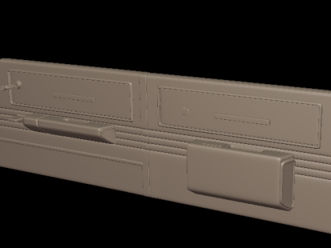 Buick LeSabre 1959 four doors 3D PRINT MODEL Modello di stampa 3D