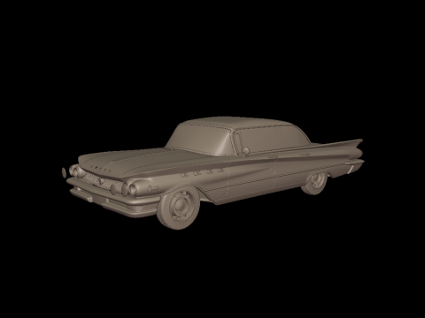 Buick LeSabre 1959 two doors hardtop 3D 프린트 모델