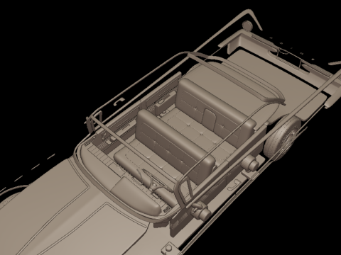 Buick LeSabre 1959 two doors hardtop 3D Print Model