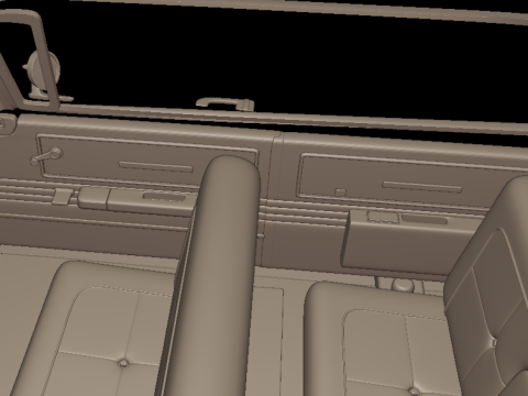 Buick LeSabre 1959 two doors hardtop 3D Print Model