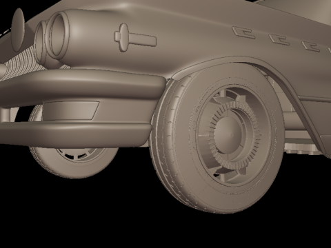 Buick LeSabre 1959 two doors hardtop 3D Print Model