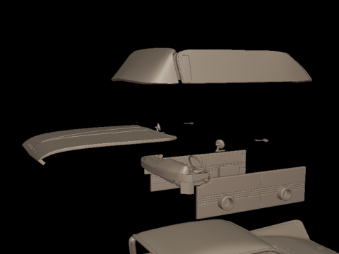 Buick LeSabre 1959 two doors hardtop 3D Print Model
