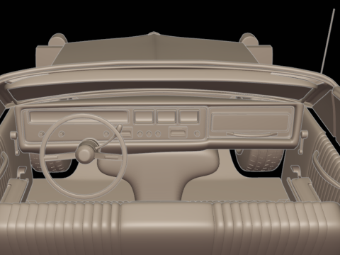 Pontiac bonneville 1966 3D Print Model