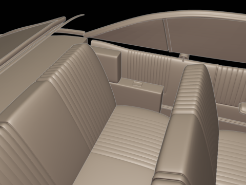 Pontiac bonneville 1966 3D Print Model