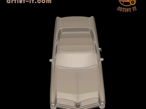 Pontiac bonneville 1966 3D Print Model