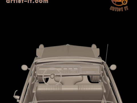 Pontiac bonneville 1966 3D Print Model