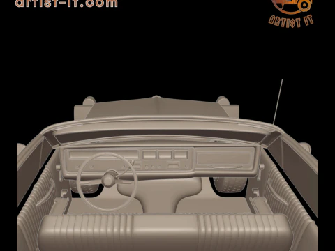 Pontiac bonneville 1966 3D Print Model