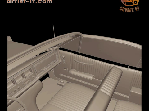 Pontiac bonneville 1966 3D Print Model