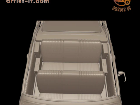 Pontiac bonneville 1966 3D Print Model