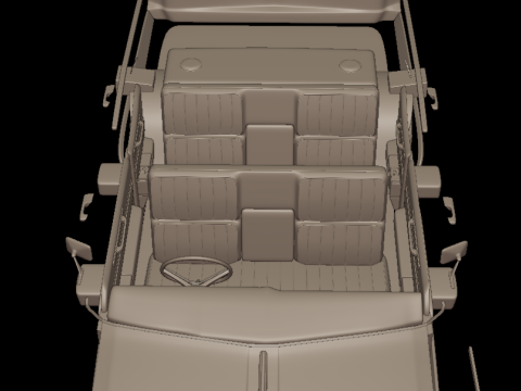 Buick electra 225 1968 four doors 3d print model 3D printmodel
