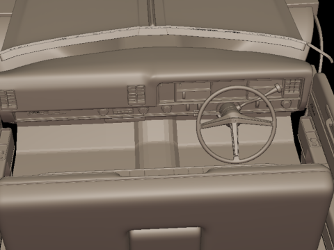 Buick electra 225 1968 four doors 3d print model 3D printmodel