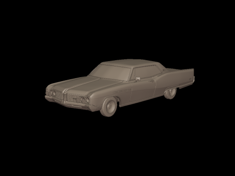 Buick electra 225 1968 two doors 3d print model Model do druku 3D