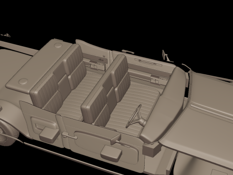 Buick electra 225 1968 two doors 3d print model 3D 프린트 모델