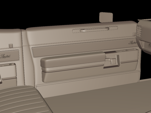 Buick electra 225 1968 two doors 3d print model 3D 프린트 모델