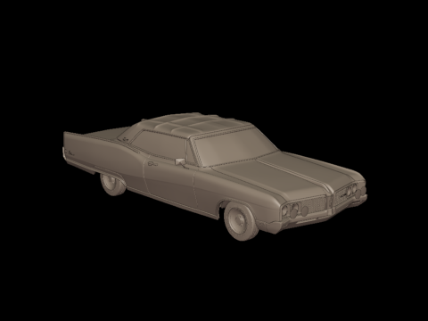 Buick Electra 225 1968 convertible 3D Print Model