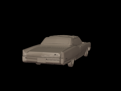 Buick Electra 225 1968 convertible 3D Print Model