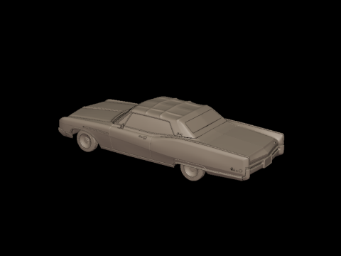 Buick Electra 225 1968 convertible 3D Print Model
