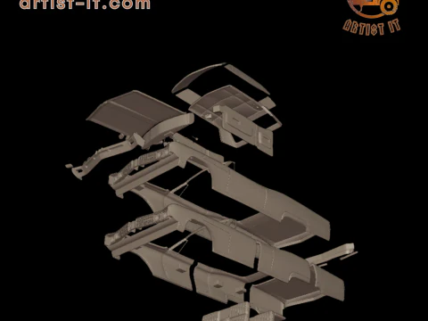 Buick Electra 225 1968 convertible 3D Print Model