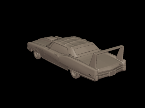 Custom buick electra 225 1968 convertable 3d print model 3D 프린트 모델