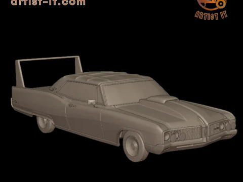 Custom buick electra 225 1968 convertable 3d print model 3D Print Model