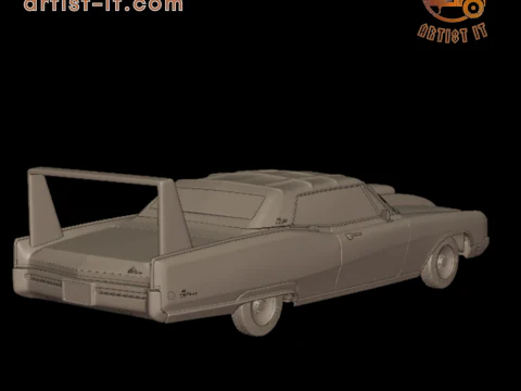 Custom buick electra 225 1968 convertable 3d print model 3D Print Model