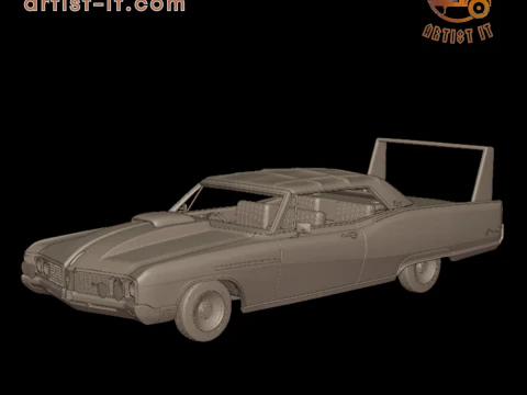 Custom buick electra 225 1968 convertable 3d print model 3D Print Model