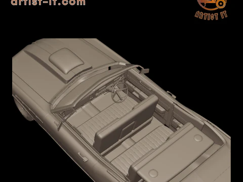Custom buick electra 225 1968 convertable 3d print model 3D Print Model
