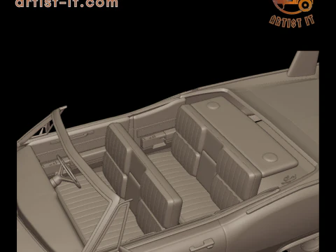 Custom buick electra 225 1968 convertable 3d print model 3D Print Model