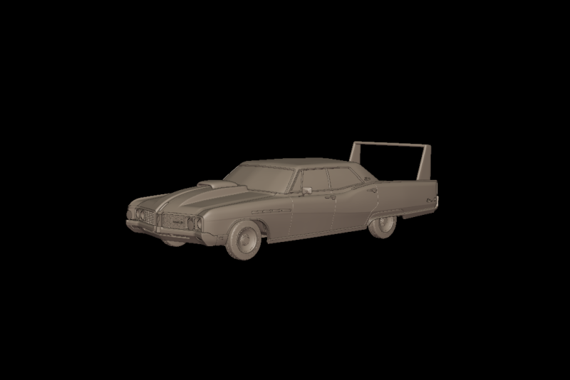 Custom buick electra 225 1968 four doors 3d print model 3D Print Model .c4d .max .obj .3ds .fbx .stl .blend 