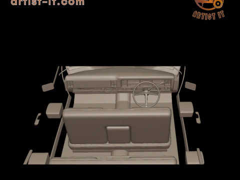 Custom buick electra 225 1968 four doors 3d print model 3D Print Model
