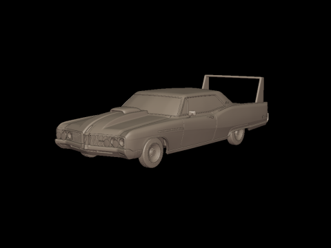 Custom buick electra 225 1968 two doors 3d print model 3D 打印模型