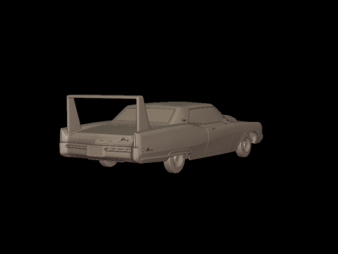 Custom buick electra 225 1968 two doors 3d print model 3D 프린트 모델
