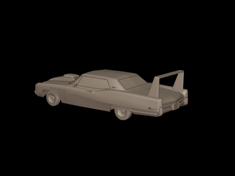 Custom buick electra 225 1968 two doors 3d print model 3D 프린트 모델