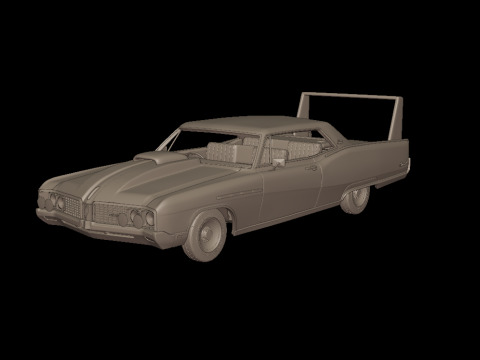 Custom buick electra 225 1968 two doors 3d print model 3D 프린트 모델