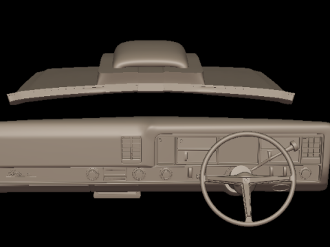Custom buick electra 225 1968 two doors 3d print model 3D 프린트 모델