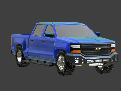 2018 CHEVY SILVERADO TRUCK Model do druku 3D