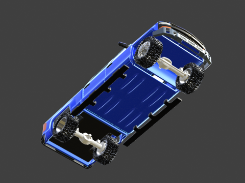 2018 CHEVY SILVERADO TRUCK 3D 打印模型