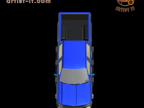 2018 CHEVY SILVERADO TRUCK 3D Print Model