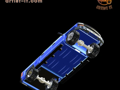 2018 CHEVY SILVERADO TRUCK 3D Print Model