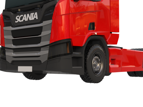 SCANIA KR R 500 TRUCK 3D Print Model