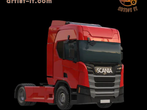 SCANIA KR R 500 TRUCK 3D Print Model