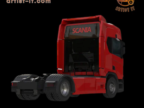 SCANIA KR R 500 TRUCK 3D Print Model