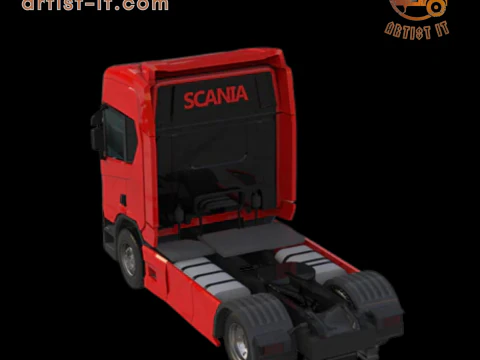 SCANIA KR R 500 TRUCK 3D Print Model
