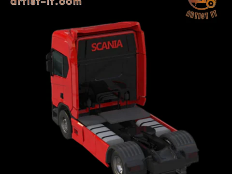 SCANIA KR R 500 TRUCK 3D Print Model