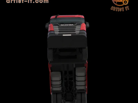 SCANIA KR R 500 TRUCK 3D Print Model