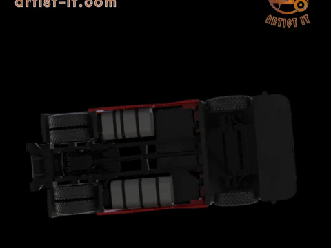 SCANIA KR R 500 TRUCK 3D Print Model