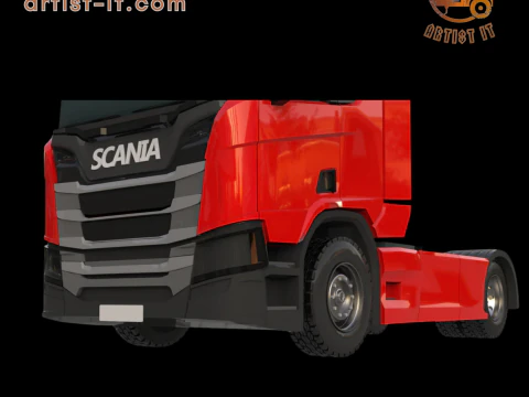 SCANIA KR R 500 TRUCK 3D Print Model