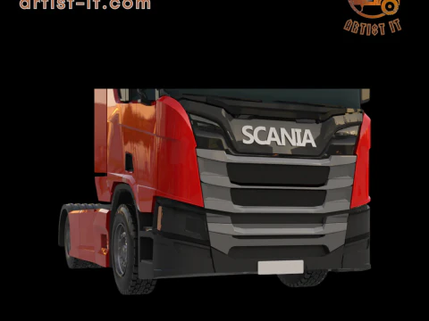 SCANIA KR R 500 TRUCK 3D Print Model