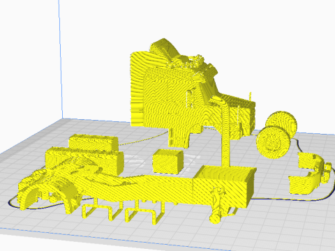 SCANIA T 113 H 1993 TRUCK Modello di stampa 3D